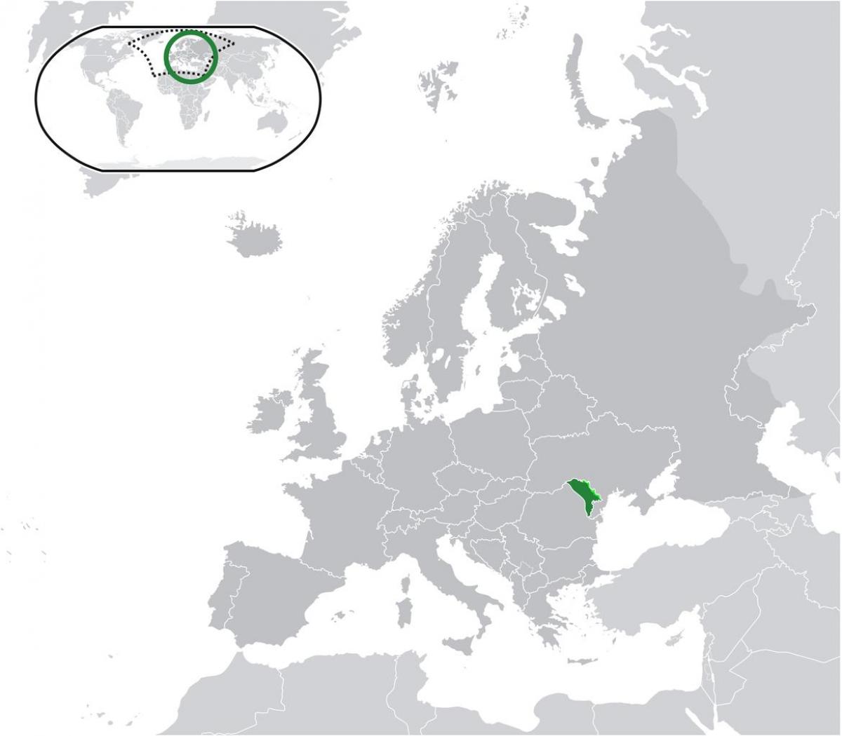 Moldova elhelyezkedés a világ térkép